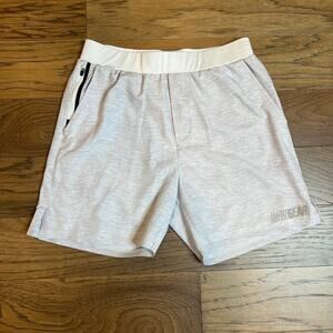 RAWGEAR Men's Athletic Training Shorts Heather Gray Zipper Pockets Gym Workout‎